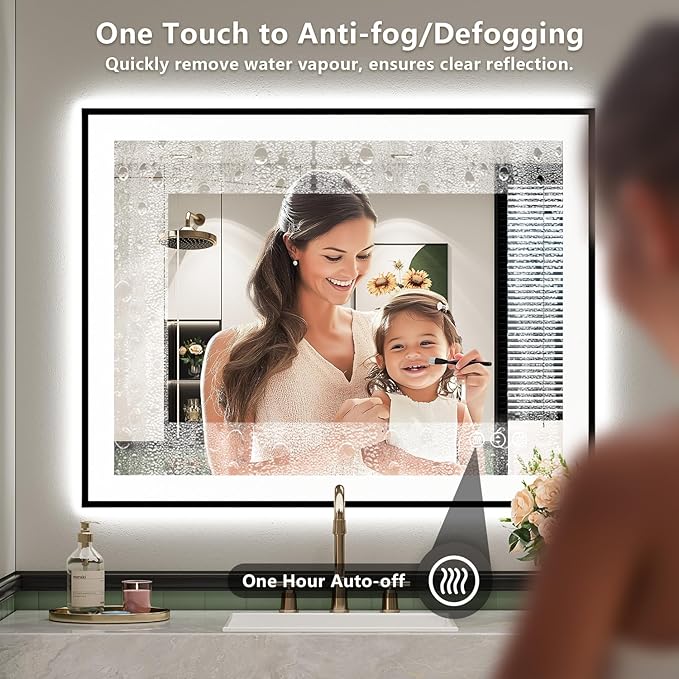 24x36 Inch LED Bathroom Mirror - Image 6