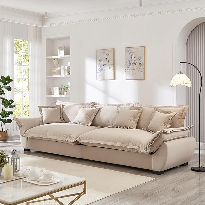 126 Inch Sailing Design Modular Sectional Cloud Sofa - Image 3