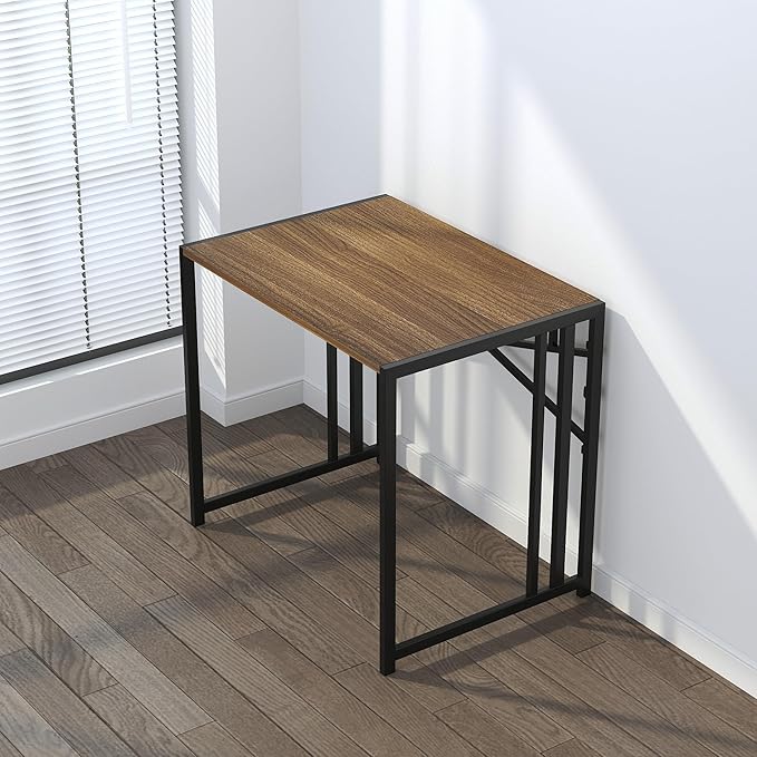 Folding Computer Desk 32 inch Writing Gaming Computer Camping Table, No - Image 7