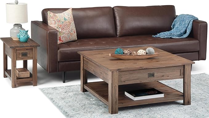 SIMPLIHOME Monroe Square Coffee Table - Image 11
