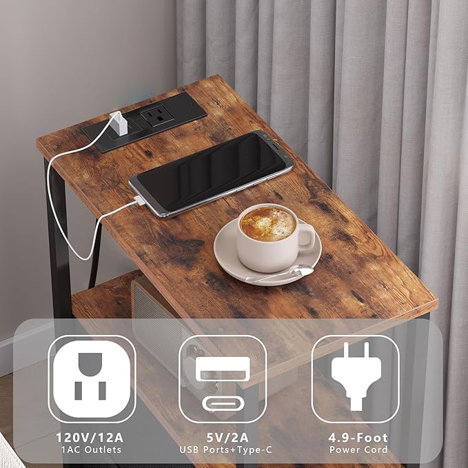 TUTOTAK Small Narrow End Table - Image 7