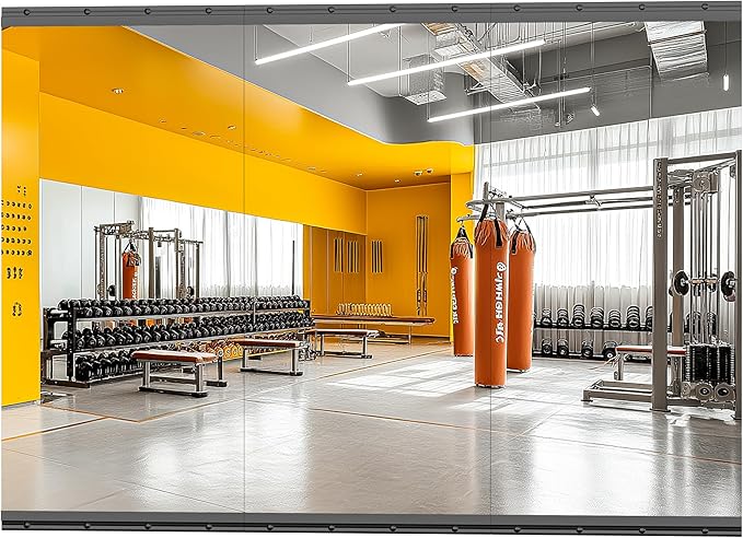 Hasipu 3 Pcs 48''x24'' Home Gym Mirror Large Full Length Wall Mounted Full Body - Image 3