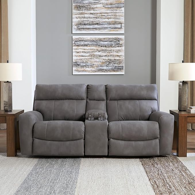 Signature Design by Ashley Next-Gen DuraPella Contemporary Faux Leather Modular - Image 2
