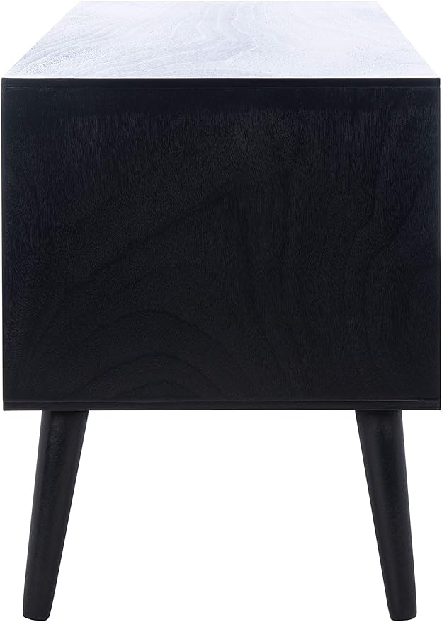 SAFAVIEH Sorrel TV Stand for up to 55" Flatscreen – Black, 2 Doors - Image 5