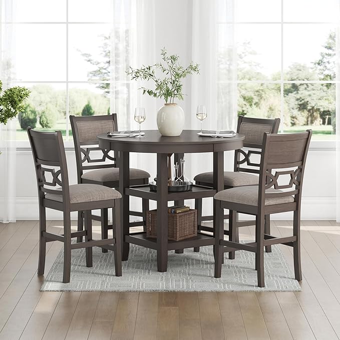 Signature Design by Ashley Wrenning Modern Diamond Patterned Counter Height - Image 2