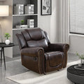 Leather Recliner Chair, Recliner Home Theater Seating, Electric Reclining Chair by ChicFurnit