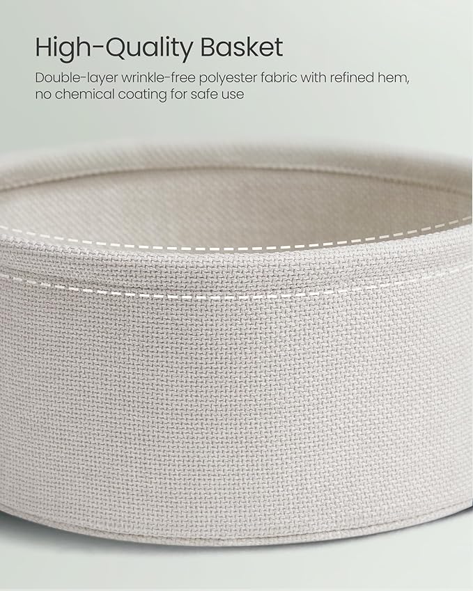 VASAGLE Small Round Side End Table, Modern Nightstand - Image 8