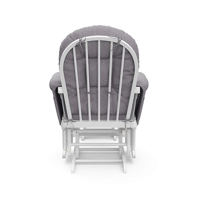 Storkcraft Premium Hoop Glider & Ottoman — GREENGUARD Gold Certified Nursery - Image 9