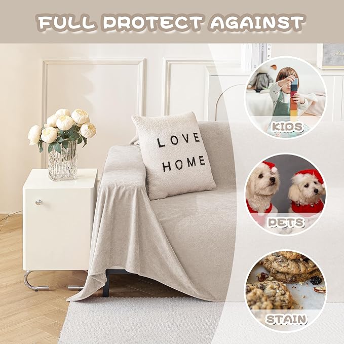 MYSKY HOME Sofa Cover, Couch Covers - Image 2