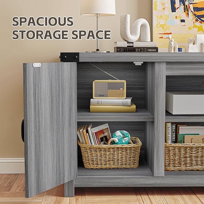 YESHOMY Modern Farmhouse TV Stand - Image 6