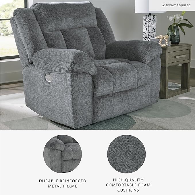 Signature Design by Ashley Tip-Off Casual Wall Hugger Power Recliner - Image 4