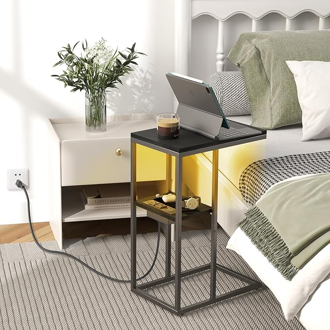 Yoobure LED C Shaped End Table - Image 2