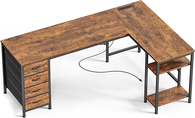 Huuger 63 Inch L Shaped Desk by Huuger
