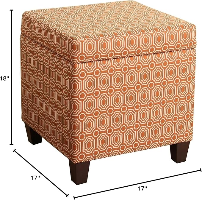 HomePop Upholstered Storage Cube Ottoman - Image 12