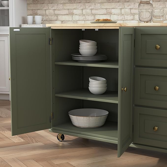Homestyles Mobile Kitchen Island Cart - Image 10