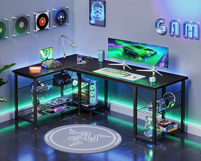 Casaottima 51 Inch L Shaped Gaming Desk - Image 2
