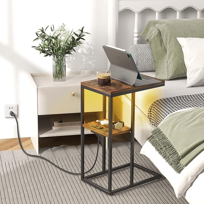 Yoobure LED C Shaped End Table - Image 2