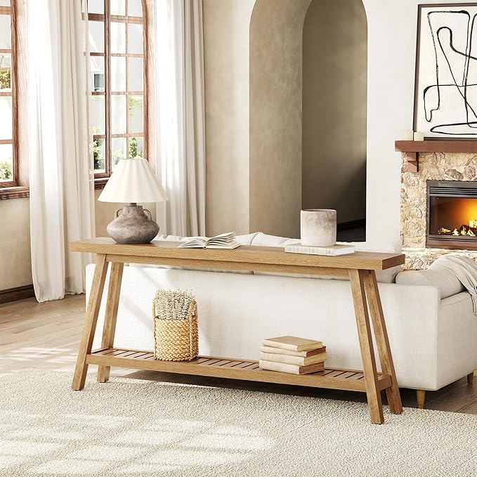 LITTLE TREE 70.9 Inches Extra Long Console Table - Image 4