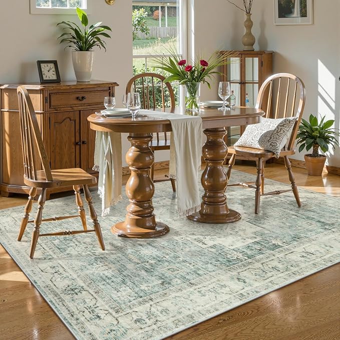 LIVEBOX Bedroom 4x6 Washable Area Rug - Image 2