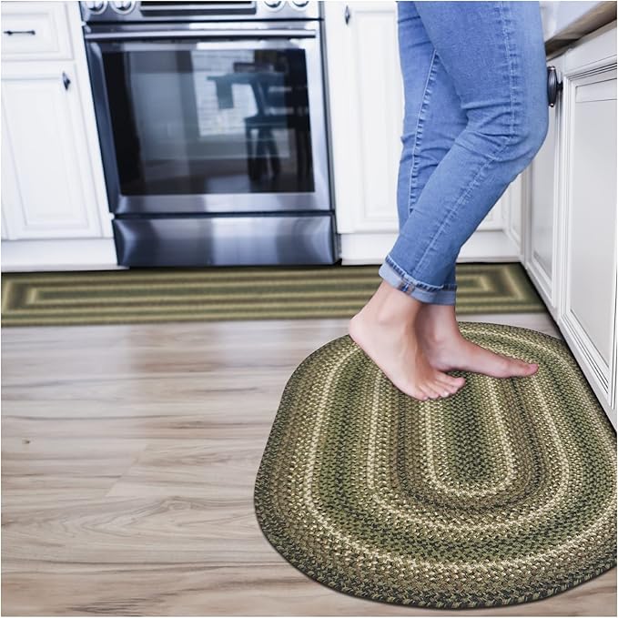 Pinecone Oval Woven Rug 27x45 - Image 10