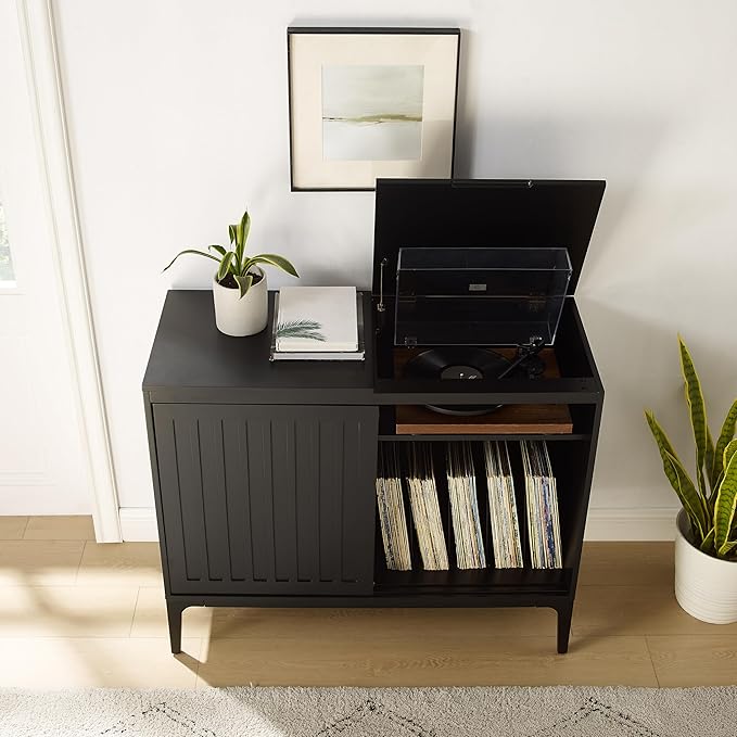 Crosley Furniture Asher Media Console and Record Player Stand - Image 13