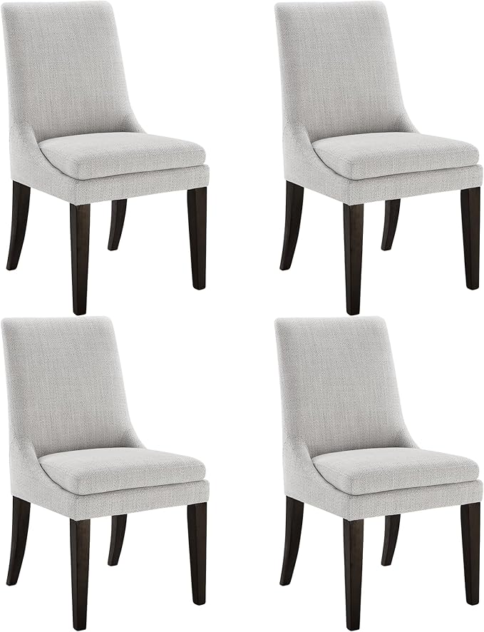 Upholstered Dining Chairs Modern Sidechair Performance Fabric High Back by Kislot