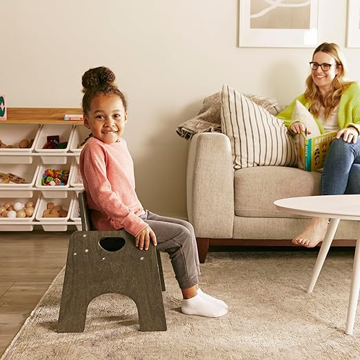 ECR4Kids Stackable Wooden Toddler Chair, Kids Furniture - Image 2