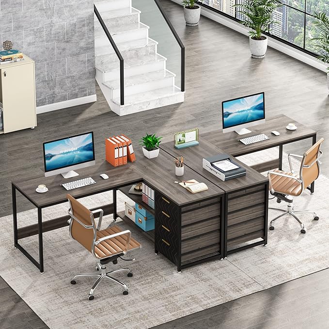 LITTLE TREE 59-Inch L Shaped Desk - Image 4