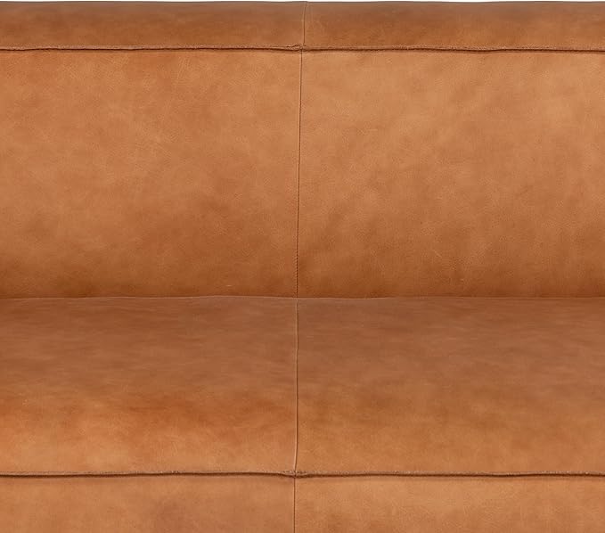 POLY & BARK Piazza Reversible Corner Sectional 125" Sofa in Bourbon Tan - Image 13