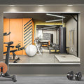 Home Gym Mirror for Wall, Glass Frameless Body Large Mirror for Home Gym by TRAHOME
