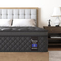 Twin Mattress, 14 Inch Medium Hybrid Mattresses Euro Top by VISCOUNTESS