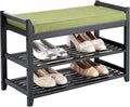 Shoe Rack Bench with Storage 27.6 in, Living Room by PETKABOO