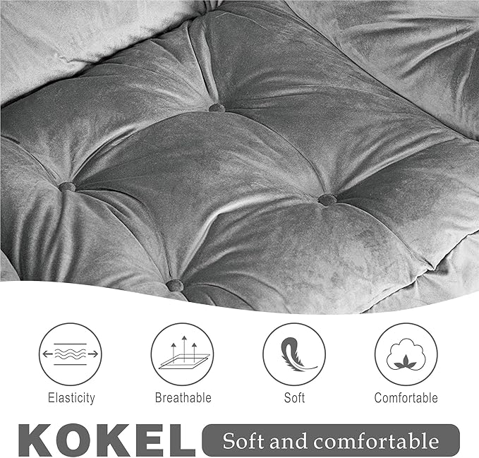 Lazy Chair with Folding Ottoman, Living Room Chairs, Accent Contemporary Lounge - Image 4