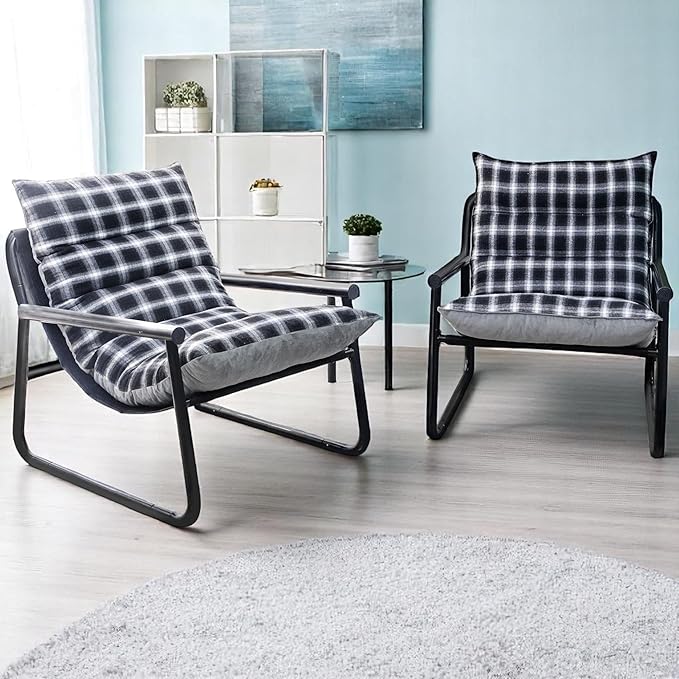 Plush Modern Accent Chair Single Comfy Chair - Image 8