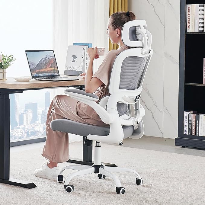 TRALT Office Chair Ergonomic Desk Chair, 330 LBS Home Mesh Office Desk Chairs by TRALT