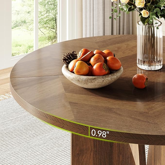 LITTLE TREE 39-Inch Round Dining Table - Image 4