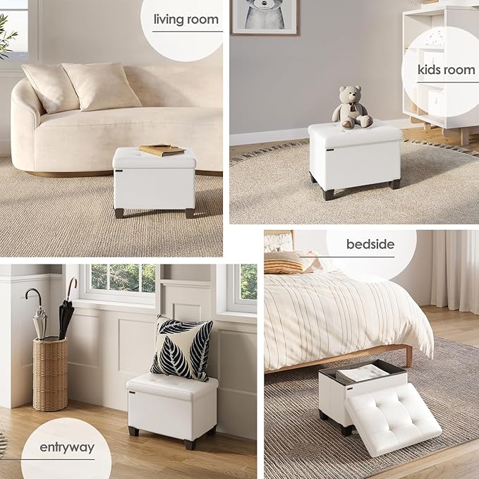 STORAGEBUD Storage Ottoman Cube - Image 4