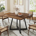 Tribesigns Square Dining Table for 2, 31.5" Industrial Dinner Table by Tribesigns