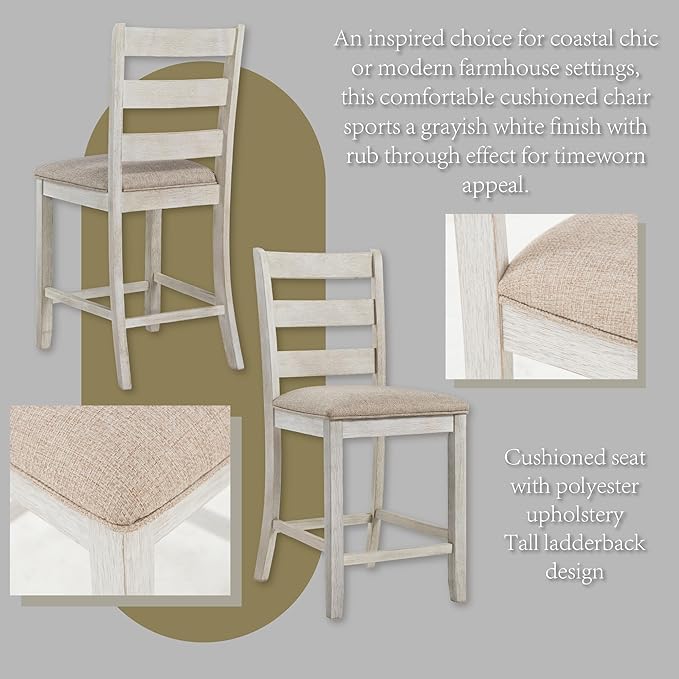 Signature Design by Ashley Skempton 24" Counter Height Upholstered Barstool - Image 7