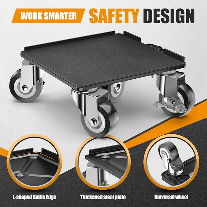 2000LBS Heavy Duty Furniture Dolly & Mover - Image 4