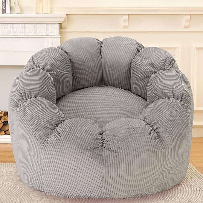 HABUTWAY Giant Bean Bag Chair for Adults/Kids/Teens, Pumpkin Bean Bag Couch by HABUTWAYMakeYourLifeComfortable