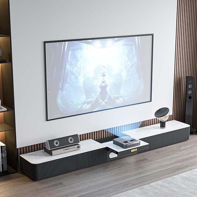 POVISON Fully-Assembled Modern TV Stand by POVISON