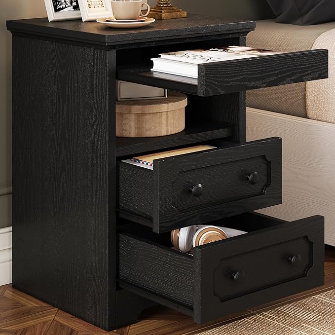LIKIMIO Night Stand, Modern Bedside Table by LIKIMIO