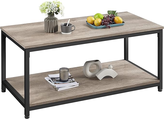 Yaheetech 39.5" 2-Tier Coffee Table by Yaheetech