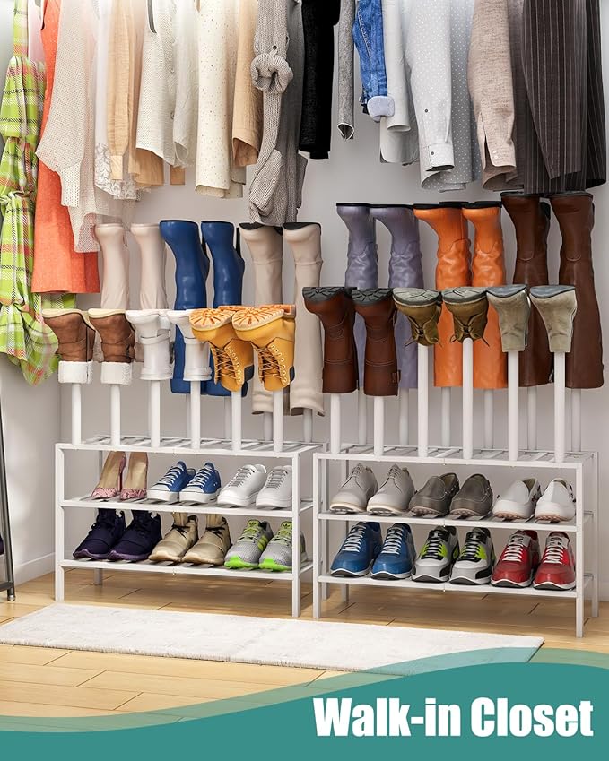 White Boot Rack, Boot Rack Organizer Tall Boots - Image 7
