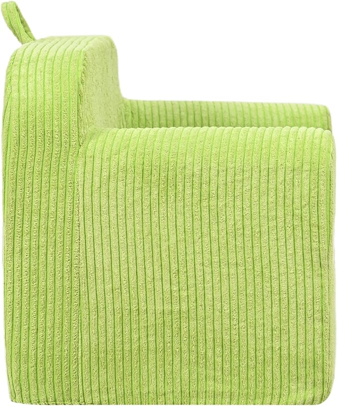 Kids Sofa, 2-in-1 Comfy Toddler Couch, Soft Sherpa Fold Out Toddler Chair - Image 5