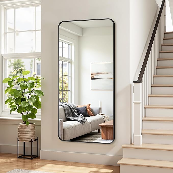 Bathroom Mirror 60" x 30", Large Rectangle Wall Mirror, Entryway Decor - Image 3