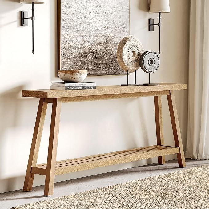 LITTLE TREE 70.9 Inches Extra Long Console Table - Image 2