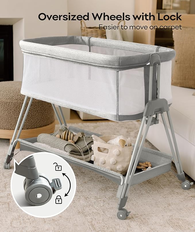 Fodoss Bedside Bassinet for Baby - Image 5
