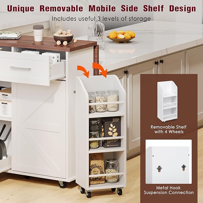 Ball & Cast Farmhouse Kitchen Island - Image 6